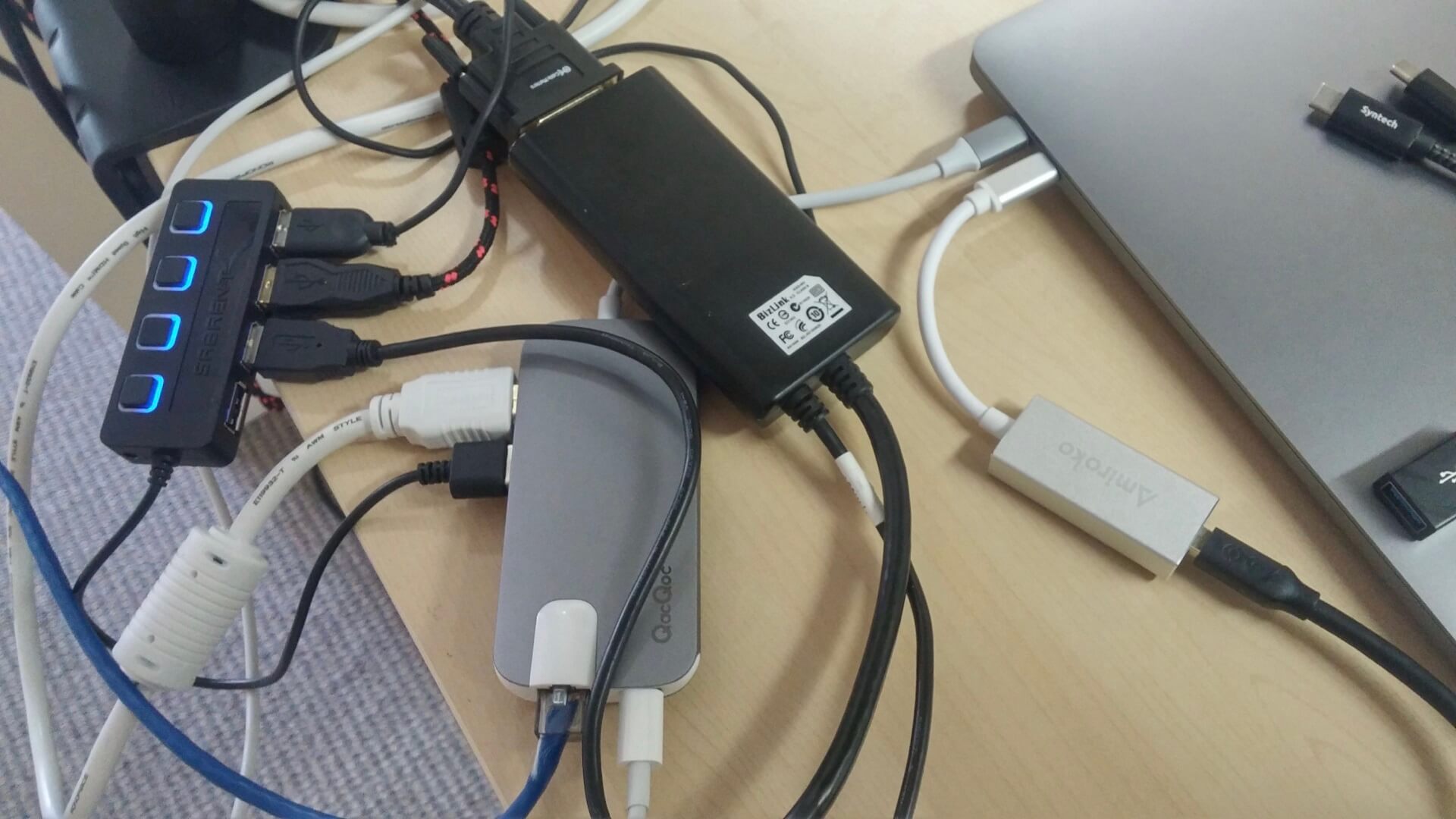 Iimage of laptop cables on mindmap cissp domain 4 - Destination Certification