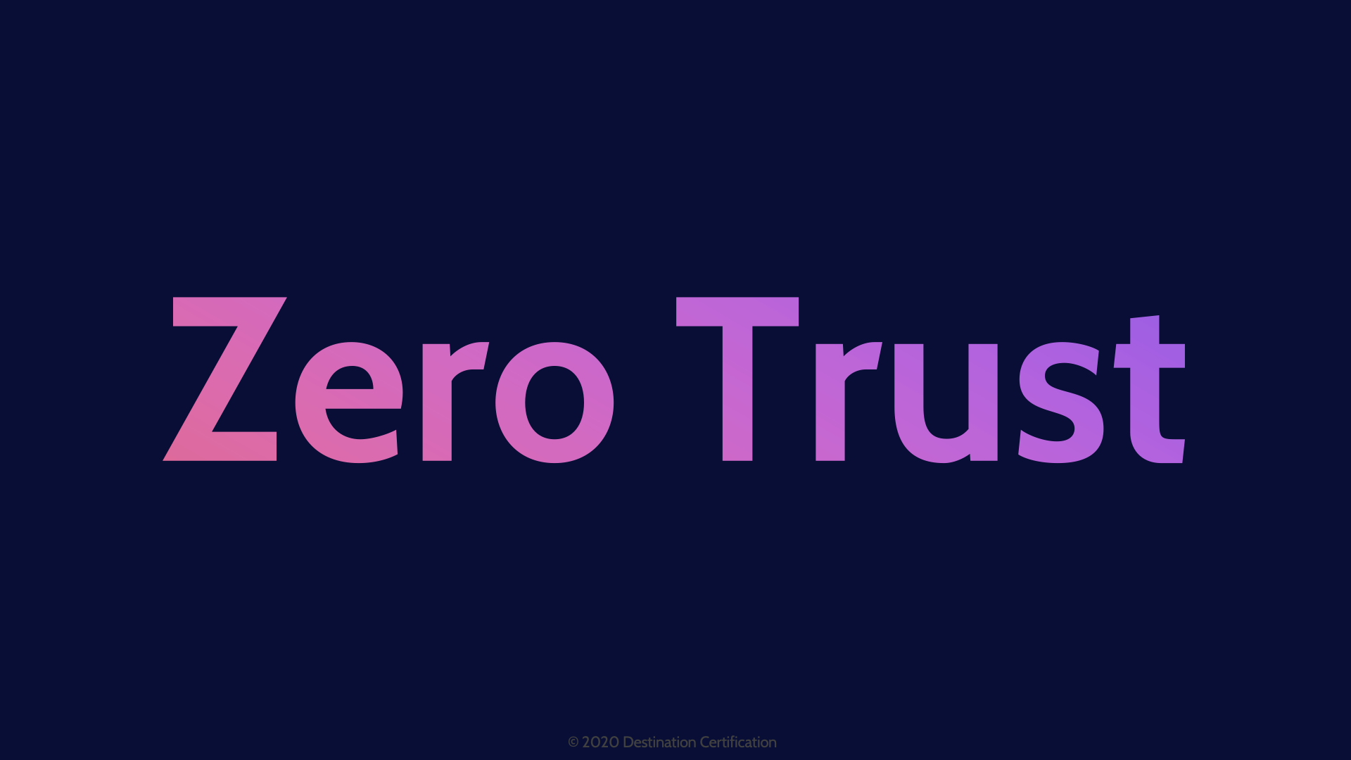 Image of Zero trust on mindmap cissp domain 4 - Destination Certification