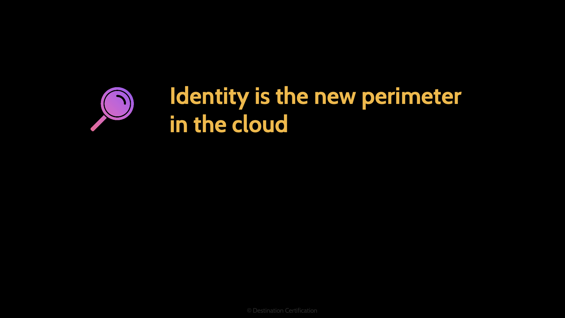 Image of identity definition - Destination Certification